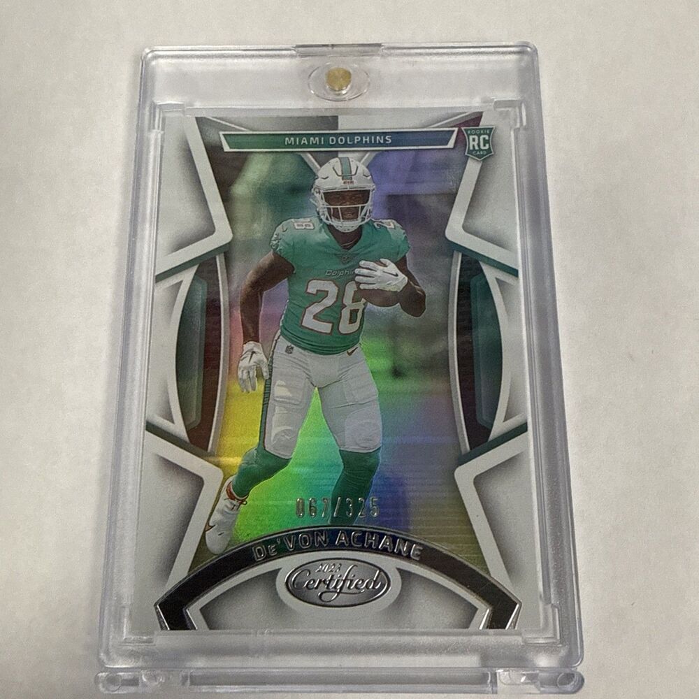 2023 Certified Rookies Mirror 067/325 De'Von Achane #160 Rookie RC 0rd2